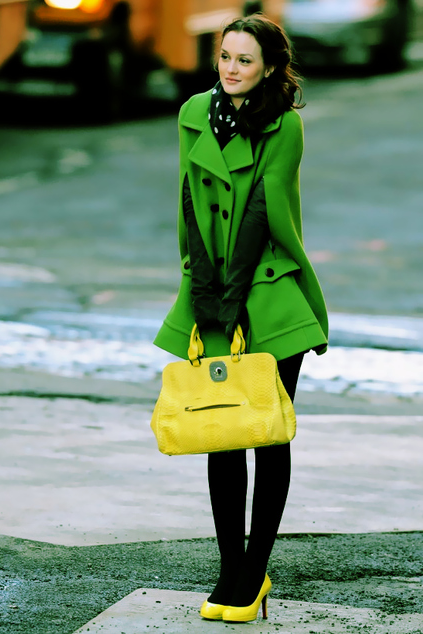 Pickture - Le look color block de Blair Waldorf